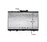 MAHLE ORIGINAL CR 162 000S Radiateur du moteur