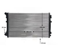 MAHLE ORIGINAL CR 2054 001S Radiateur du moteur