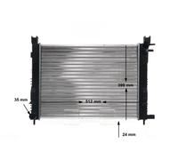 MAHLE ORIGINAL CR 2166 001S Radiateur du moteur