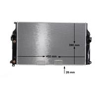 MAHLE ORIGINAL CR 2273 000S Radiateur du moteur