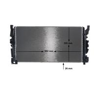 MAHLE ORIGINAL CR 2323 000S Radiateur du moteur