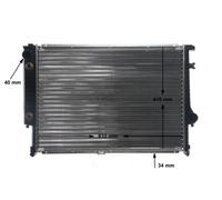 MAHLE CR 326 001S Radiateur du moteur