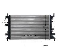 MAHLE ORIGINAL CR 377 000S Radiateur du moteur