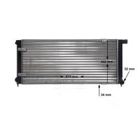 MAHLE ORIGINAL CR 407 000S Radiateur du moteur
