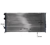 MAHLE ORIGINAL CR 409 000S Radiateur du moteur