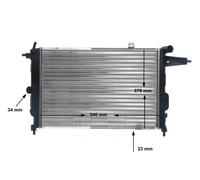 MAHLE CR 437 000S Radiateur du moteur