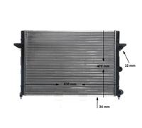 MAHLE ORIGINAL CR 640 000S Radiateur du moteur
