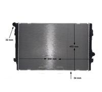 MAHLE ORIGINAL CR 811 000S Radiateur du moteur