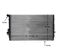 MAHLE CR 854 001S Radiateur du moteur