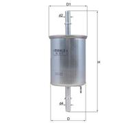 MAHLE ORIGINAL Filtre à carburant KL 573 pour CHEVROLET SPARK (M300) 54,7mm