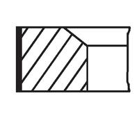 MAHLE ORIGINAL Jeu de segments de pistons 021 RS 10112 0N0