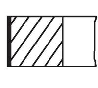 MAHLE ORIGINAL Jeu de segments de pistons 028 RS 10102 0N0