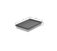 MAHLE ORIGINAL LX 1038 Filtre à air pour AUDI A6 Avant (4B5, C5)