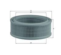MAHLE ORIGINAL LX 140 Filtre à air pour RENAULT 4 (112) 4 Kasten (R21, R23)