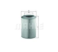 MAHLE ORIGINAL LX 2082 Filtre à air pour IVECO S-WAY STRALIS I STRALIS II T-WAY