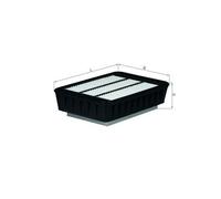MAHLE ORIGINAL LX 2694 Filtre à air convient pour PEUGEOT 4007 (VU, VV)