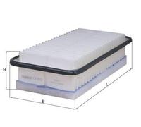 MAHLE ORIGINAL LX 3187 Filtre à air pour TOYOTA Yaris Schrägheck (P9)