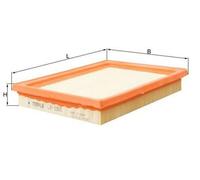 MAHLE ORIGINAL LX 3305 Filtre à air pour RENAULT Pulse Schrägheck