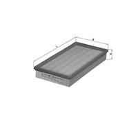 MAHLE ORIGINAL LX 333 Filtre à air convient pour PEUGEOT 605 (6B)