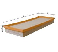 Filtre À Air Mahle LX 522 pour Ford