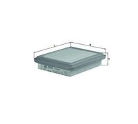MAHLE ORIGINAL LX 591 Filtre à air pour MAZDA XEDOS 9 (TA)