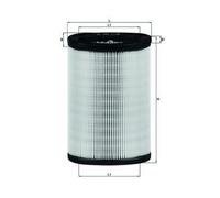 MAHLE ORIGINAL LX 597 Filtre à air convient pour PEUGEOT 106 I (1A, 1C)