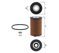 Filtre à huile KNECHT OX 1158D