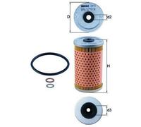 MAHLE OX 33D Filtre à huile convient pour MERCEDES-BENZ W123 Berline (W123)