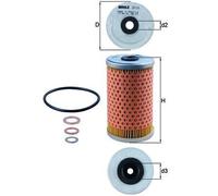 Mahle Original Filtre à huile OX34D – convient pour Mercedes‑Benz 190 (W201)