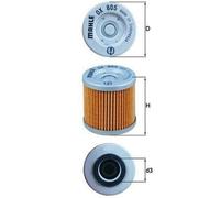 MAHLE OX 805 Filtre à huile
