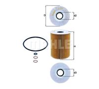 Mahle OX254D2 Filtre À Huile Pour BMW E60 E61 M5 V10