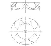 MAHLE piston article : 010 16 00