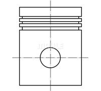 MAHLE piston article : 013 58 00
