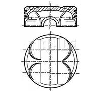 MAHLE piston article : 081 PI 00101 002