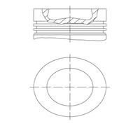 MAHLE Piston Compatible Pour VW MAN Transporter VI Fourgon SGA SGH 2.0 TDI SHA
