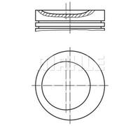 MAHLE Piston Pour BMW Série 3 Cabriolet 318i Zérotte (z?tin?)