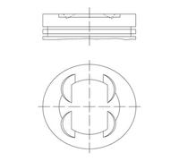 MAHLE Piston Pour Hyundai IX35 2.0 Sonata V KIA Sportage Optima