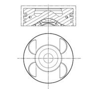 MAHLE Piston pour Mercedes-Benz Sprinter 35-T Kasten 313 CDI 315 213