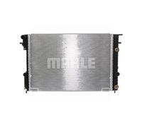 MAHLE Radiateur du moteur avec deux raccords d'interrupteur thermiques Module de Refroidisement Boîte automatique boîte de vitesses manuelle CR 560 000S Largeur de filet 445mm Longueur de filet 653mm