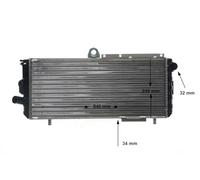 MAHLE Radiateur du moteur Module de Refroidisement CR 620 000S Largeur de filet 248mm Longueur de filet 545mm Profondeur de filet 40mm