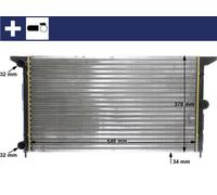 MAHLE Radiateur Eau Pour VW Sharan Seat Alhambra 7M8 7M9 7M6 7M 7V8 7V9