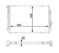 MAHLE CR 1593 000S Radiateur du moteur