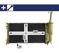 MAHLE Radiateur, refroidissement du moteur CR2010000S | Compatible avec: FIAT IDEA, LANCIA MUSA, YPSILON