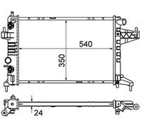 MAHLE Radiateur, refroidissement du moteur CR390000S