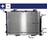MAHLE Radiateur Refroidisseur D'Eau Pour Mercedes W210 S210 VF210