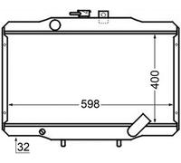 MAHLE Radiateur, Refroidisseur D'Eau pour Mitsubishi L 300 III Bus Hyundai H100