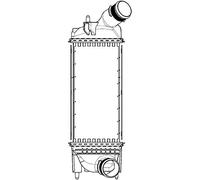 MAHLE Refroidisseur d'air de suralimentation CI310000P | Compatible avec: CITROËN C5 III, C5 III Break, PEUGEOT 407, 407 Coupe, 407 SW