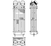 MAHLE Refroidisseur d'air de suralimentation CI418000P