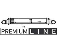 MAHLE Refroidisseur d'air de suralimentation CI68000P