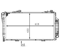MAHLE Refroidisseur Du Moteur D'Eau pour Mercedes T-Modèle S202 W202